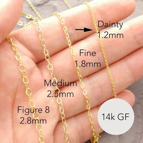32 Dainty Chain Necklace, gold delicate chain, gold necklace (z 445-1gd-sp)